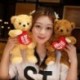 Szín: 4 - 1db 35cm-es Kawaii Hug Pulóver Teddy Bear Plüss babák Lovely Bear ruhákkal Szívpárna Szép esküvői Valentin