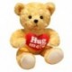 Szín: 4 - 1db 35cm-es Kawaii Hug Pulóver Teddy Bear Plüss babák Lovely Bear ruhákkal Szívpárna Szép esküvői Valentin