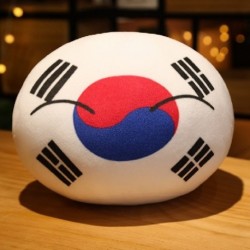 Szín: lila - 10 cm Kawaii Poland Ball medál plüssjáték KÍNA USA FRANCIAORSZÁG Countries Golyóbabák Töltött Anime Puha