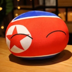 Szín: Többszínű - 10 cm Kawaii Poland Ball medál plüssjáték KÍNA USA FRANCIAORSZÁG Countries Golyóbabák Töltött