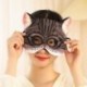 Szín: szürke macska - 14*18cm Halloween karácsonyra Vicces maszk babák szimuláció plüss tigris sas leopárd macska állat