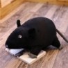 Fekete szín - 1db 21 cm-es aranyos plüss nagy szemű egérjáték kitömött állatbaba baba gyerek gyerek születésnapi