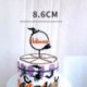 Szín: denevér arany - Rajzfilm Halloween Cake Top Cupcake Sütőtök Szellem Boszorkány Halloween Desszert Dísz Party Torta