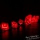 Szín: vegyes - 10/20db LED Rózsa lámpa Hab Rózsa Tündér Fényfüzér Esküvői Valentin napi csokor Party Garland Decor
