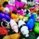 Szín: fehér macska - Keverékek Sétáló Állat HÉLIUM Léggömbök Aranyos macska kutya Panda dinoszaurusz tigris kisállat