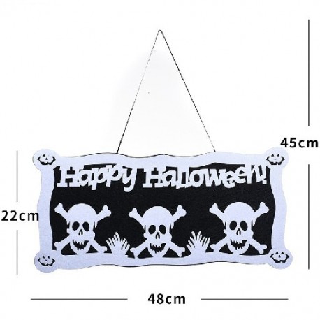 Szín: stílus 7 - Halloween party dekoráció Boldog Halloween tök Szellem Boszorkány denevér díszek Hangtag otthonra