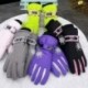 Szín: szürke - Téli Szélálló Snow Snowboard Vízálló Vastag Meleg Baba Sportkesztyű Gyermek Síkesztyű Hosszú ujjú