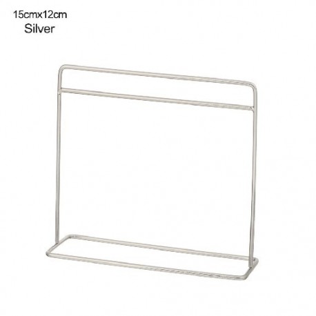 Szín: ezüst-15cmx12cm - Ajándék Játszóház Gyerekek Játékbabák Kiegészítők Babaház bútorok Miniatűr vállfák