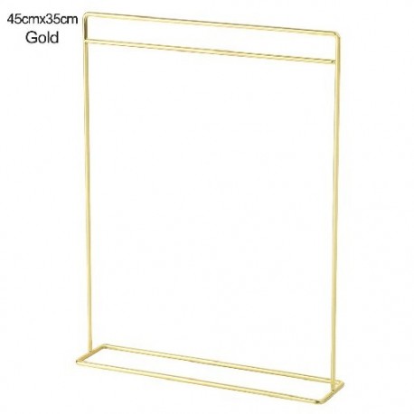 Szín: arany-45cmx35cm - Ajándék Játszóház Gyerekek Játékbabák Kiegészítők Babaház bútorok Miniatűr vállfák