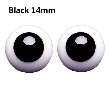 Szín: fekete-15mm - 6 mm 8 mm 10 mm 12 mm 14 mm kék fekete üveg szemek szemgolyó BJD babához DIY baba készítés