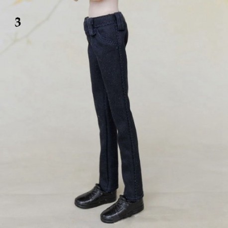 Szín: 3 - Minőségi Nadrág Gyerek Játékok 30cm Baba Barát Férfi Baba Ruhák Farmernadrág Nadrág Baba Felső Kabát