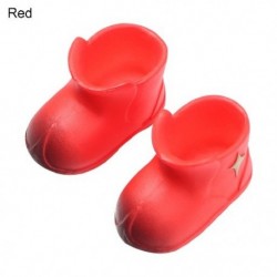 Piros szín - 1/12 BJD Babák Cipők Csizmák Babaruha Kiegészítők Babák Esőcsizmák 12~16cm Babák OB11 Babacipők