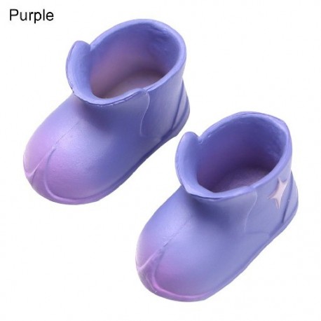 Szín: lila - 1/12 BJD Babák Cipők Csizmák Babaruha Kiegészítők Babák Esőcsizmák 12~16cm Babák OB11 Babacipők