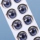 Szín: 10mm - Anime figura baba oktatási játékok pillangó alakú aranyos matrica rajzfilm Szem matricák agyag matricák arc