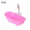 Szín: rózsaszín - Babaház Bútorok Vízpermetezés Gyerekek Fürdőjátékok Miniatűrök Elektromos fürdőkád