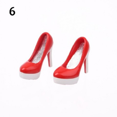 Szín: 6 - Multistyles Cipők Magas Sarkú Lapos Cipők Szandálok 30 cm-es Doll Daily Wear Divat Cipők Menő csizmák