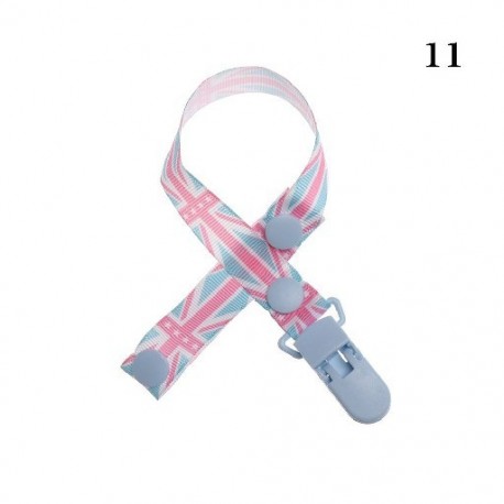 Szín: 11 - Új színes cumi lánc, állítható hosszúságú baba fogzás, babakapcsok, leesésgátló kötél bimbószíj