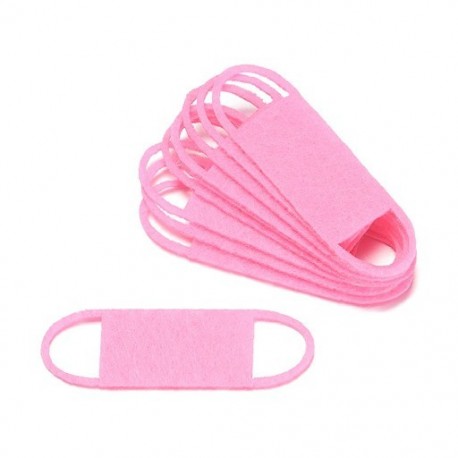 Szín: rózsaszín - 10 db Cute Scene Model Toy Medical Mini Baba Maszk Babaház Baba Kiegészítők