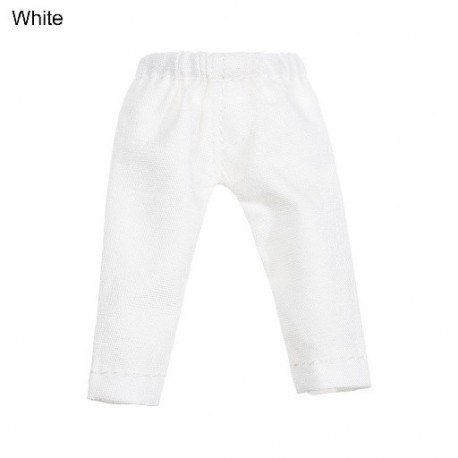 Fehér szín - Kiváló minőségű gyerekjátékok 1/11 1/12 Többszínű baba bőr nadrágok farmer farmerek ruhák