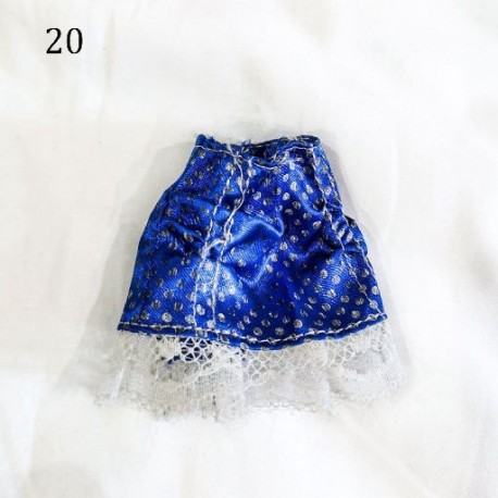 Szín: 20 - 11,5&quot -es divat baba farmernadrág bőr nadrág rövidnadrág baba ruházat 30 cm baba nadrág alkalmi viselet 1