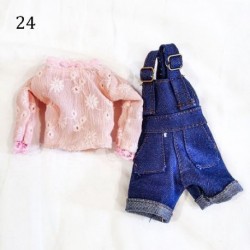 Szín: 24 - 11,5&quot -es divat baba farmernadrág bőr nadrág rövidnadrág baba ruházat 30 cm baba nadrág alkalmi viselet 1
