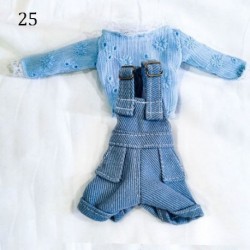 Szín: 25 - 11,5&quot -es divat baba farmernadrág bőr nadrág rövidnadrág baba ruházat 30 cm baba nadrág alkalmi viselet 1