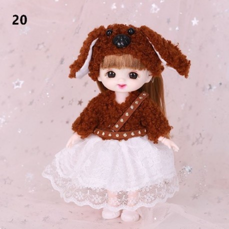 Szín: 20 - Obitsu 11 Ob11 babaruha Állati baba ruházat Ruhák Kiegészítők Ob11 Gsc 1/12 Bjd Molly Body 16~17cm Bjd