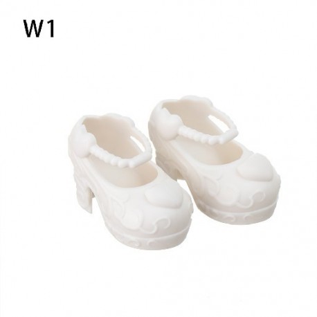 Szín: W1 - 1 pár 30 cm-es baba 1/6 kövér baba számára Különbözetek Kiegészítők Játékok Szandálok Babacipők