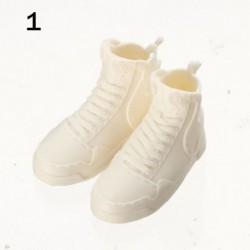 Szín: 1 - Divatcipő 16 cm-es babákhoz 1/3 1/4 baba puha műanyag tornacipő PVC baba alkalmi cipők 2-3,5 cm-es