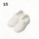 Szín: 15 - Divatcipő 16 cm-es babákhoz 1/3 1/4 baba puha műanyag tornacipő PVC baba alkalmi cipők 2-3,5 cm-es