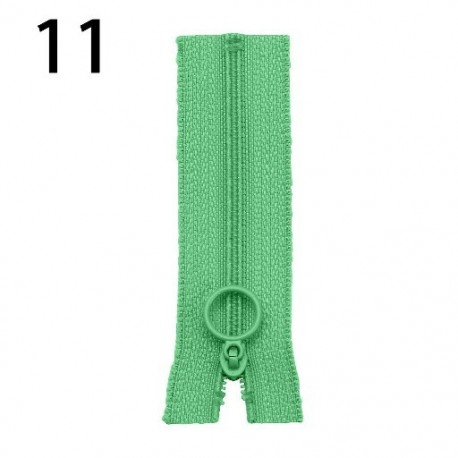 Szín: 11 - Kiváló minőségű 6 cm-es kerek fejű 20 színű mini cipzár kézzel készített varrás scrapbooking ruházat