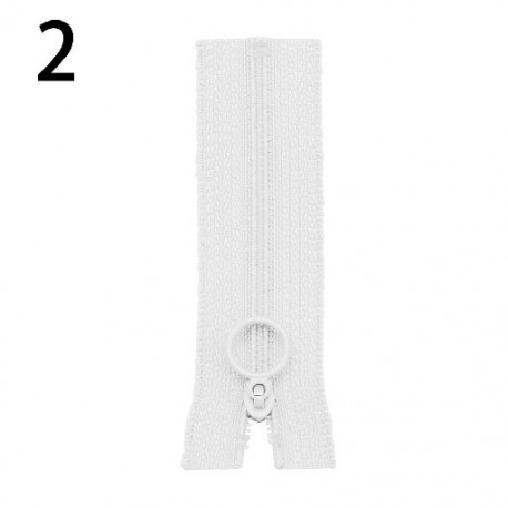 Szín: 2 - Kiváló minőségű 6 cm-es kerek fejű 20 színű mini cipzár, kézzel készített varrás scrapbooking ruha