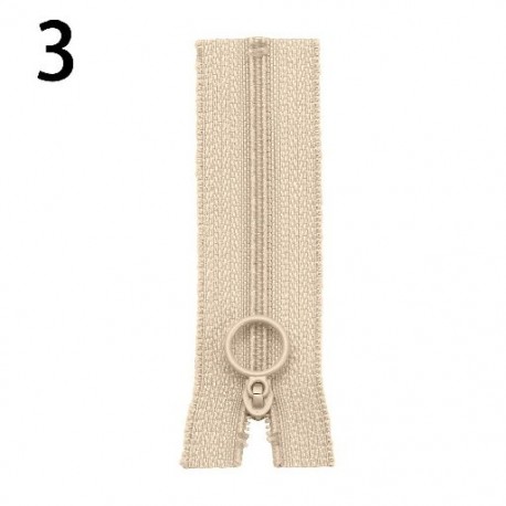 Szín: 3 - Kiváló minőségű 6 cm-es kerek fejű 20 színű mini cipzár, kézzel készített varrás scrapbooking ruha