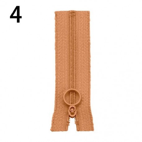 Szín: 4 - Kiváló minőségű 6 cm-es kerek fejű 20 színű mini cipzár, kézzel készített varrás scrapbooking ruha