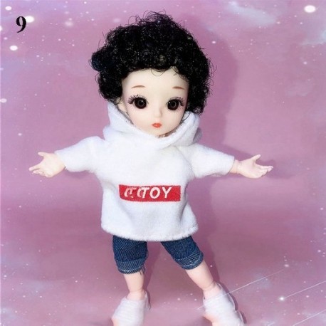 Szín: 9 - Obitsu 11 babaruhák állatbaba ruhák ruhák kiegészítők öltöny Ob11 Gsc 1/12 Bjd Molly test 16-17 cm Bjd