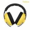 Szín: sárga - Gyerekvédők fejhallgató újszülött gyermekeknek állítható fejhallgatók fültokok hallásvédő