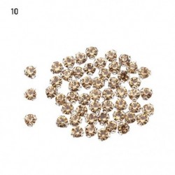 Szín: 10 - 50 db 4 mm-es aranyos mini gyémánt gombok 1/6 babák húzós ruházat varrás csatok babaház Miniatűr barkács