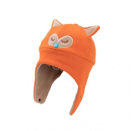 Szín: narancs - Szélálló gyereksapka Őszi és téli hidegálló sapka fülvédővel Bomber sapkák fülvédő sapka Lei