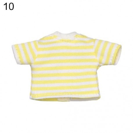 Szín: 10 - Kiváló minőségű kiegészítők ruhák öltönyök 1/12 baba pamut zokni 1/11 baba bugyi barkács babaruhák BJD