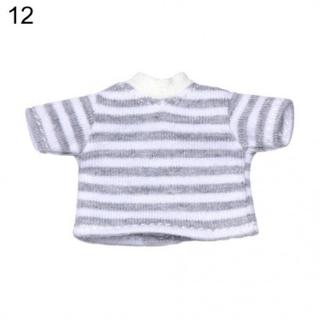 Szín: 12 - Kiváló minőségű kiegészítők ruhák öltönyök 1/12 baba pamut zokni 1/11 baba bugyi DIY babaruha BJD baba