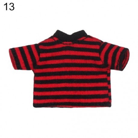 Szín: 13 - Kiváló minőségű kiegészítők ruhák öltönyök 1/12 baba pamut zokni 1/11 baba bugyi DIY babaruha BJD baba