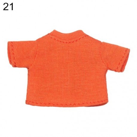 Szín: 21 - Kiváló minőségű kiegészítők ruhák öltönyök 1/12 baba pamut zokni 1/11 baba bugyi barkács babaruhák BJD