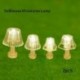 Szín: Hexagonal Style M - 1:20/1:25 Műanyag modell Babaház Miniatűrök Kiegészítők Asztali lámpa Babaház Fény Mini