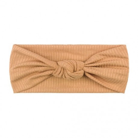 Szín: kávé - Divat tavaszi ősz lányok baba rugalmas gyerek sapka újszülött hajpánt csavart csomós fejpánt baba