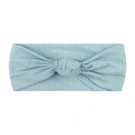 Szín: kék - Divat tavaszi ősz lányok baba rugalmas gyerek sapka újszülött hajpánt csavart csomós fejpánt baba turbán