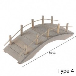 Szín: 4-es típus - Dekor Tündérkert Babaház Dekoráció Kültéri Scene Modell Faív Híd Babák Kiegészítők Miniatűr