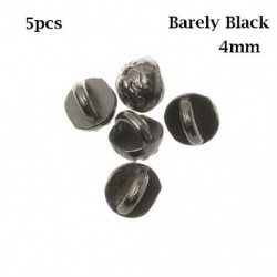 Szín: fekete-5db 4mm - 5/10db Mini gombos csat barkácsol babakabátok ruhák fém csat minta díszítő csatok 1/6 babaruha