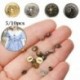 Szín: ezüst-10db 5mm - 5/10db Mini gombos csat barkácsol babakabátok ruhák fém csat minta díszítő csatok 1/6 babaruha