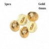 Szín: arany-5db 6mm - 5/10db Mini gombos csat barkácsol babakabátok ruhák fém csat minta díszítő csatok 1/6 babaruha