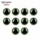 Szín: világos zöld - 10db 16/18/20/22/24mm műanyag csillogó babaszemek kerek biztonsági szemek csillogó babák